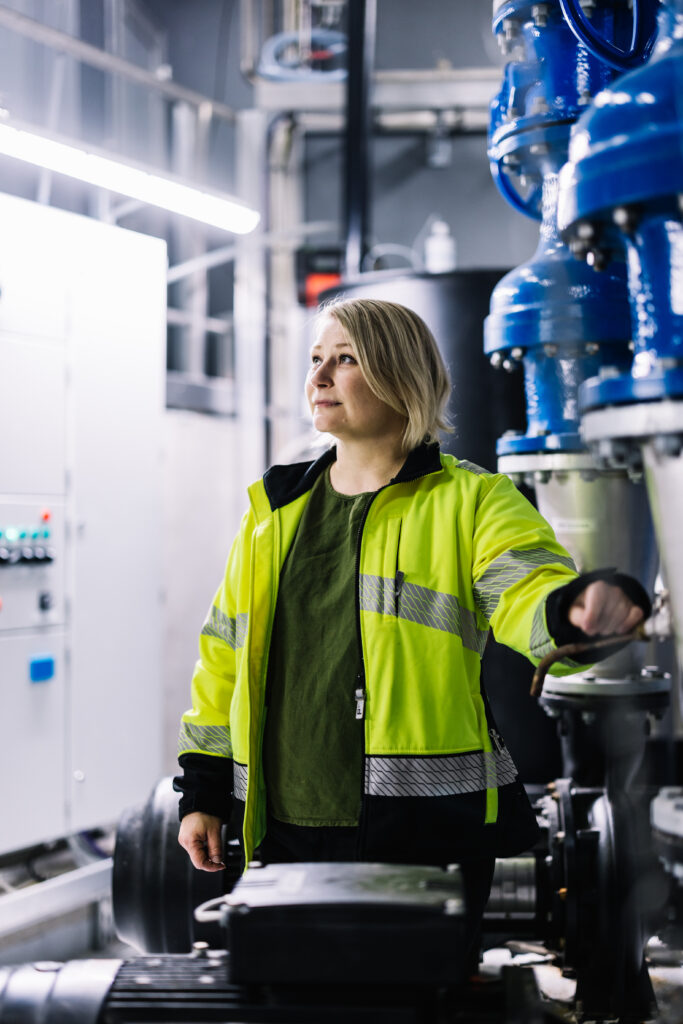 Vesihuollon käyttöpäällikkö Johanna