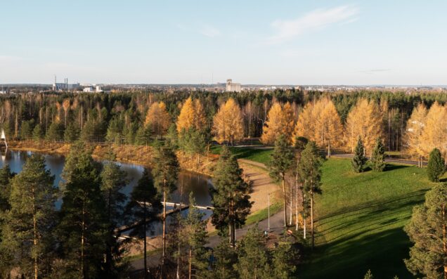 Syksyinen maisema.